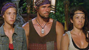 Hayden at Tribal Council as part of Kasama.