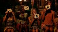 The castaways during the challenge in Redemption Island.