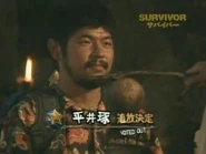 Hirai voted out.