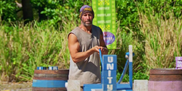 Tony competes in the Immunity Challenge, A Bit Tipsy.