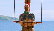 Gabler competes in the Reward/Immunity Challenge, Crocodile Rock.