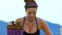 Morgan at the third Immunity Challenge.