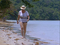 Sonja at the Tagi beach.