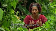 Sandra making a confessional.