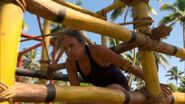 Sophie racing through the obstacle in South Pacific.