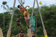 Jaguares competes in the second Reward Challenge of the fourteenth cycle.
