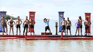 Zach watches a round of the seventh Immunity Challenge.
