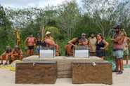 Cyntia competes in the fifth Captains' Challenge.