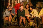 Caroline at Beka's third Tribal Council.