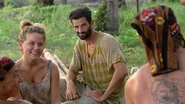Nick and Julia listen to Jason's story.