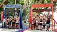 Zach competes in the eighth Immunity Challenge, Shower Caddies.