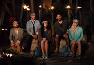 Lesu at their first Tribal Council.