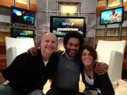 Denise and Michael on the Survivor After Show with Bill.