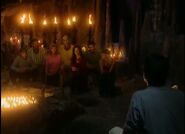 La Mina's first Tribal Council.