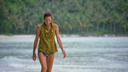 Debbie on the beach.