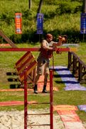 Tony competes in the Reward/Immunity Challenge, Along the Watch Tower.