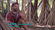 Cody Assenmacher talking in Survivor 43.