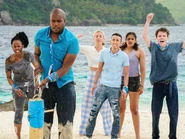 Rocksroy marooning.jpg (126 KB) Zach cheering for Rocksroy at the Marooning.