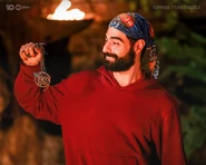 Feras playing his second Hidden Immunity Idol.