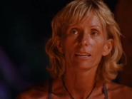 Tina at the Final Tribal Council.