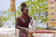 Cydney faces heat exhaustion while competing in Dig It.