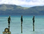 The final three competing in Perch.