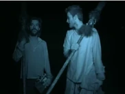 Aras explaining to Shane why Courtney was voted out.