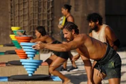 The Merged Tribe competes in the Final Immunity Challenge.