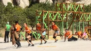 Intensos competing in the first Territorial Challenge, Lock Step.