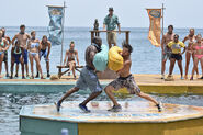 Jeremy takes on Wes in Survivor: San Juan del Sur.