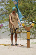 Alec at the first individual Immunity Challenge.