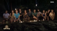 The eleven members of Jury at the Final Tribal Council.
