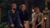 The Final Three of Robinsonekspedisjonen 2022 at the Final Tribal Council.
