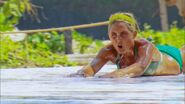 Kat Edorsson competing in the challenge in One World.