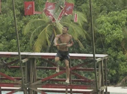 Yul smashes his plaster box in Cook Islands.