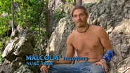 Malcolm making a confessional as a member of the new Nuku tribe.