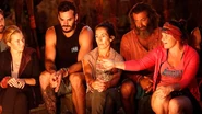 Tara at Samatau's second Tribal Council.