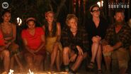 Sandra at Blood's second Tribal Council.