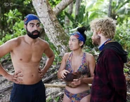 Aileen with her allies Feras and Raymond.