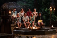 Timur at their first Tribal Council.