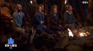 Ceva at their first Tribal Council.