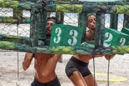 Dominantes competing in the first Reward Challenge of the third cycle.
