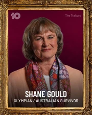 Shane's promotional image for The Traitors.