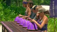 Kasama competes in the Immunity Challenge, Pesky Palate.