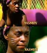 Yasmin's shots in the intro.