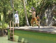 Eddie takes a shot (Caramoan).