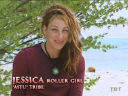 Jessica giving a confessional.