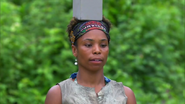 Tasha at the 2nd individual immunity challenge