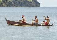 Brad with Caleb and Hayden at the Tadhana camp.