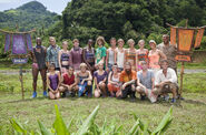 Survivor: Caramoan cast.